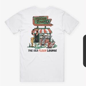 Haggard Pirate Sea Floor Lounge Graphic T-Shirt White XL New NWT